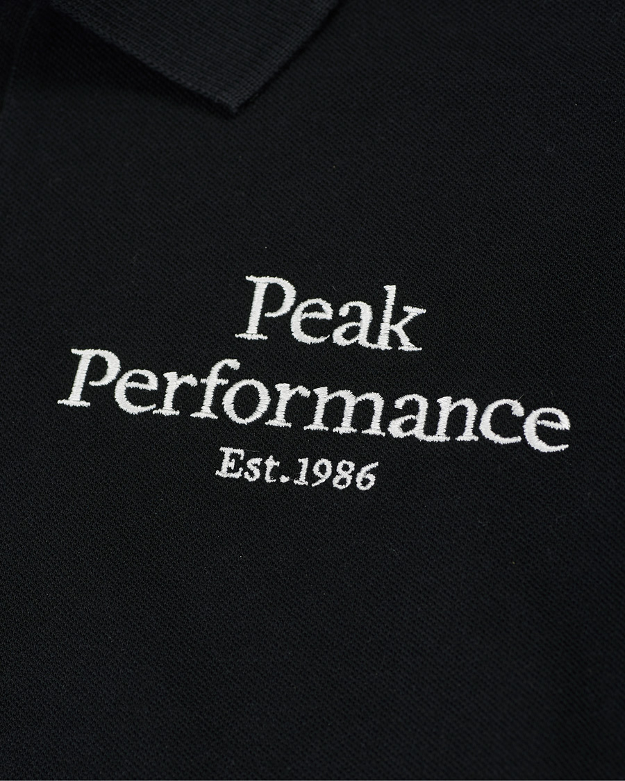 Herre | Pikéer | Peak Performance | Original Logo Polo Black
