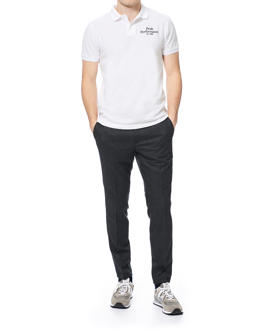 Herre | Pikéer | Peak Performance | Original Logo Polo White