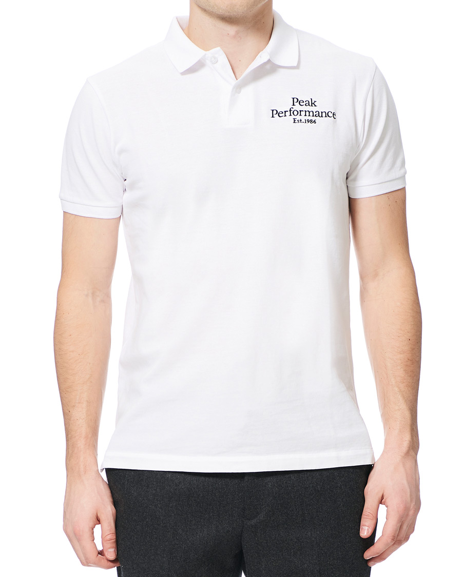 Herre | Pikéer | Peak Performance | Original Logo Polo White