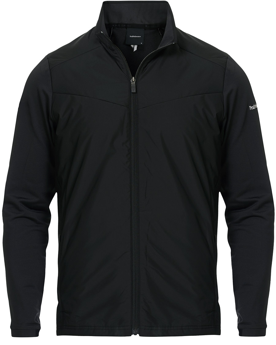 Herre | Gensere | Peak Performance | Ace Hybrid Full Zip Black