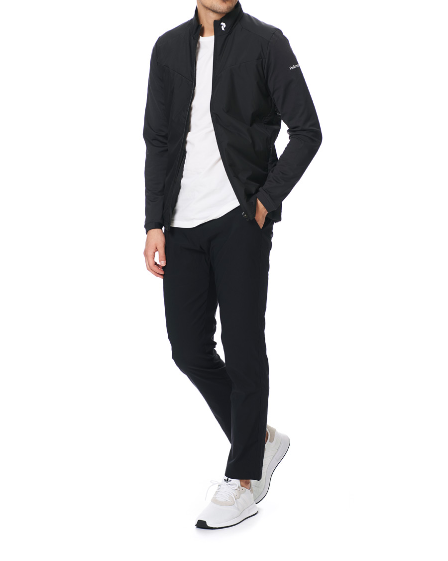 Herre | Gensere | Peak Performance | Ace Hybrid Full Zip Black