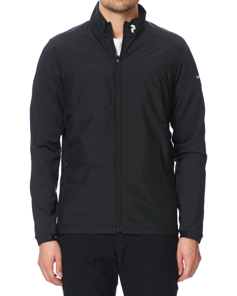 Herre | Gensere | Peak Performance | Ace Hybrid Full Zip Black