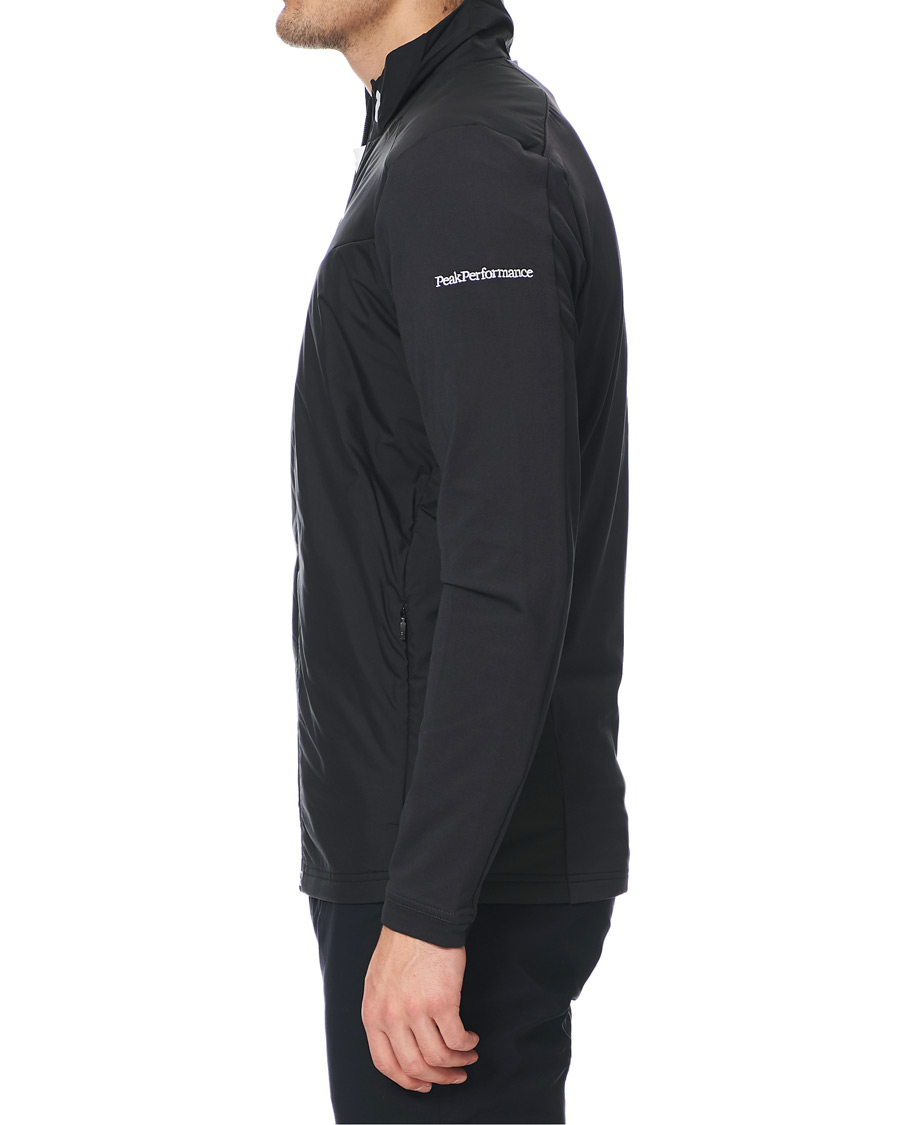 Herre | Gensere | Peak Performance | Ace Hybrid Full Zip Black