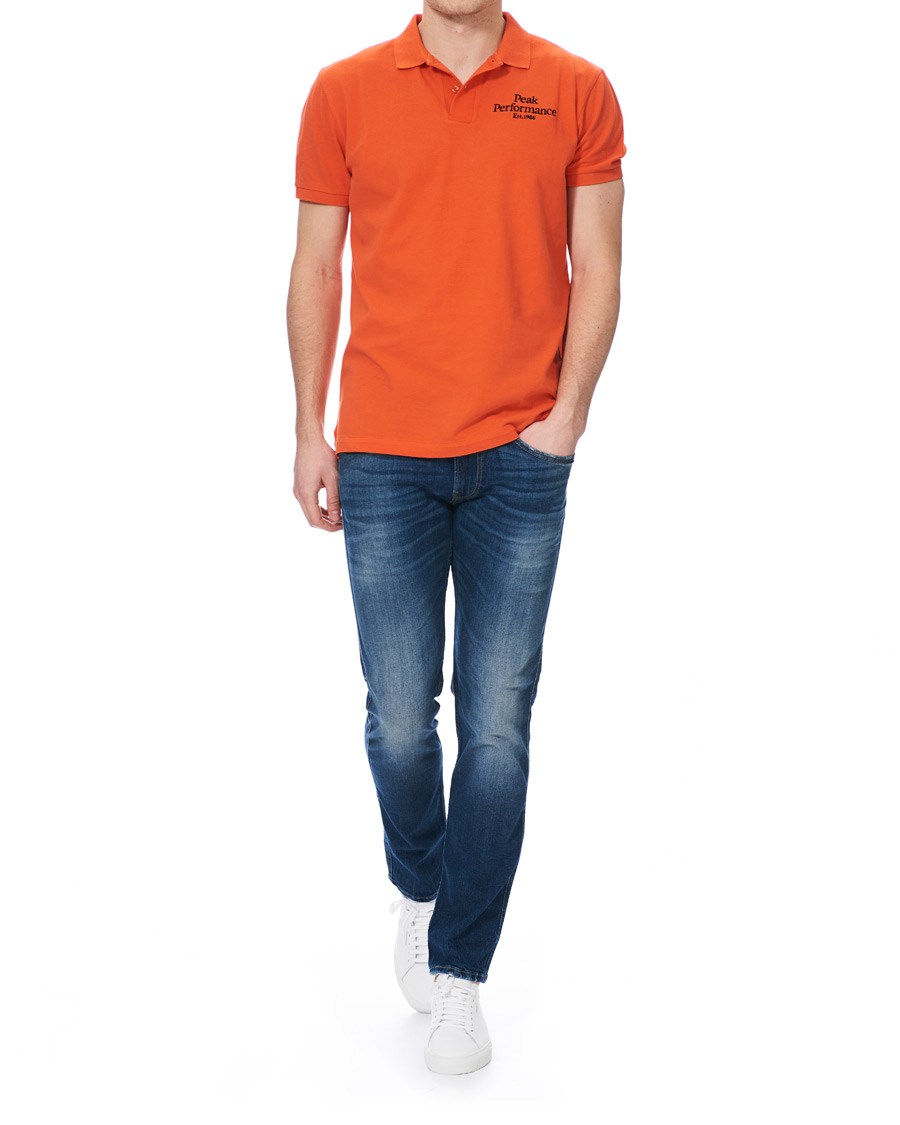 Herre | Pikéer | Peak Performance | Original Logo Polo Orange
