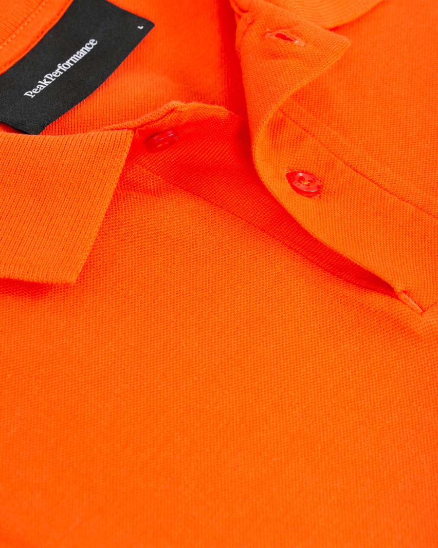 Herre | Pikéer | Peak Performance | Original Logo Polo Orange