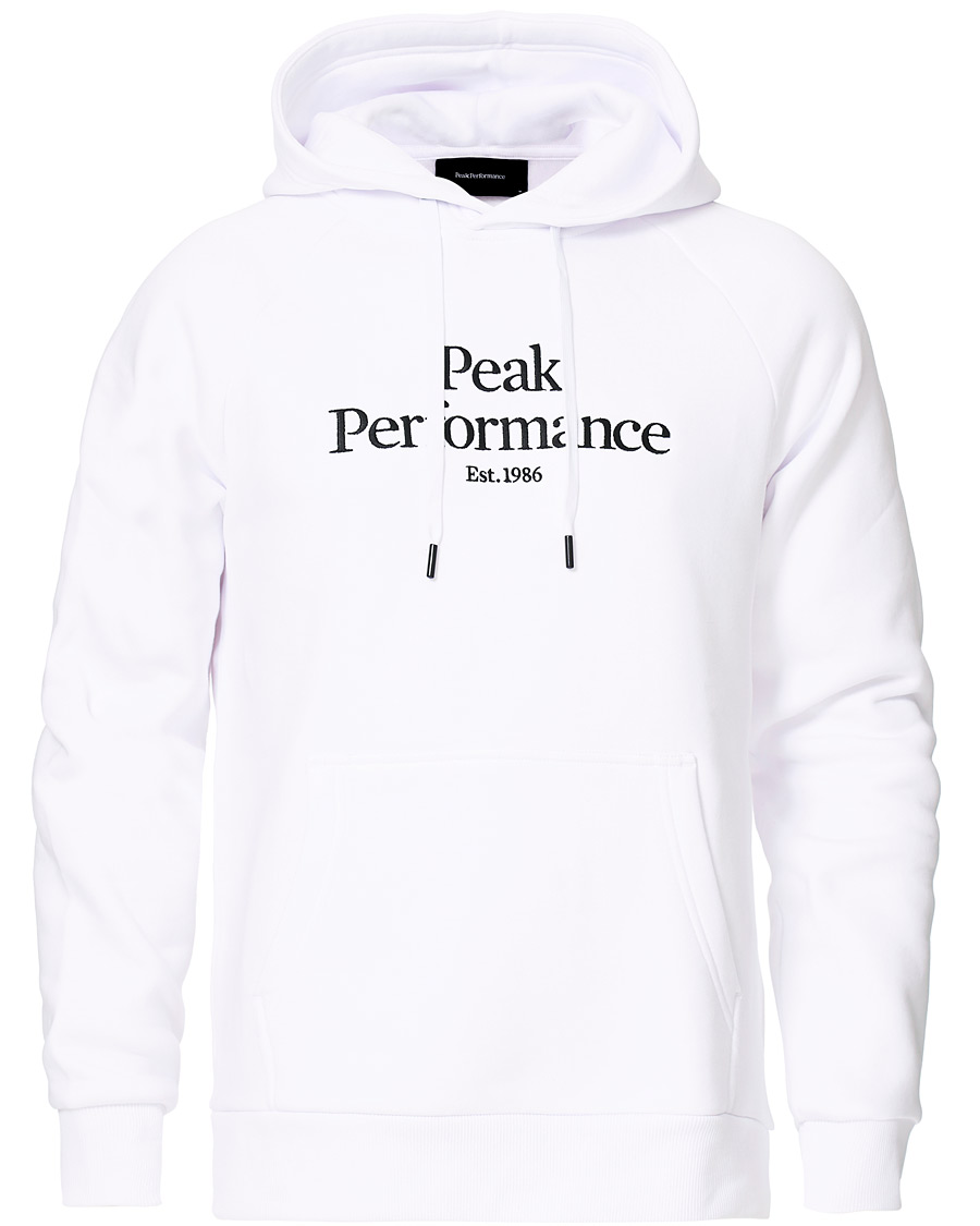 Herre | Gensere | Peak Performance | Original Logo Hoodie White
