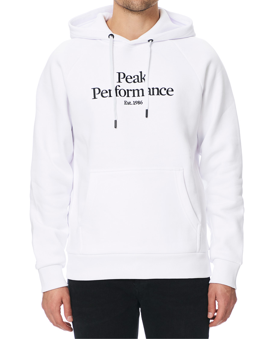 Herre | Gensere | Peak Performance | Original Logo Hoodie White