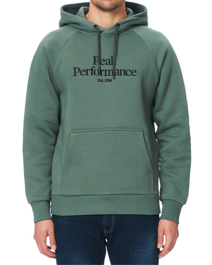 Herre | Gensere | Peak Performance | Original Logo Hoodie Green