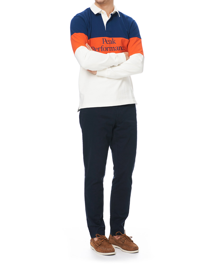 Herre | Gensere | Peak Performance | Rugby Blue/Orange/White