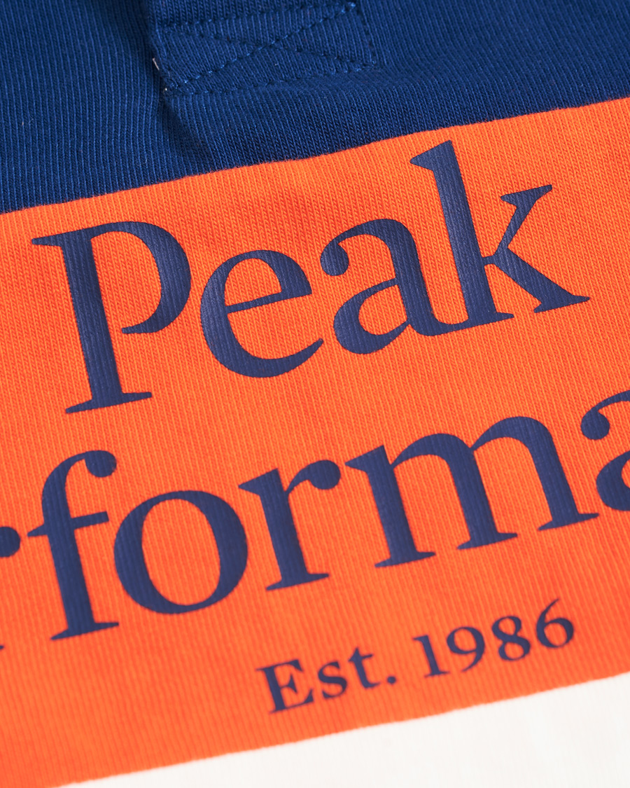 Herre | Gensere | Peak Performance | Rugby Blue/Orange/White