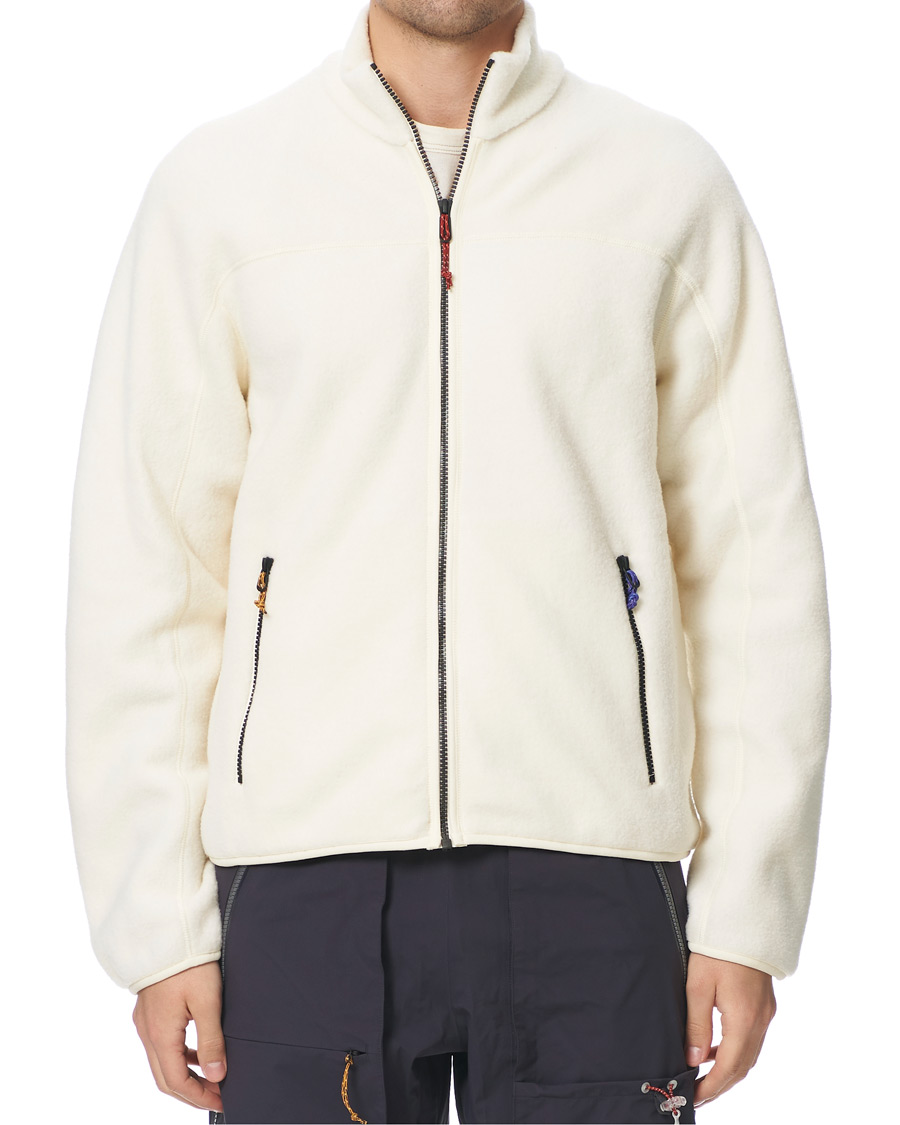 Herre | Gensere | Peak Performance | Ben Gorham Fleece Full Zip Off White