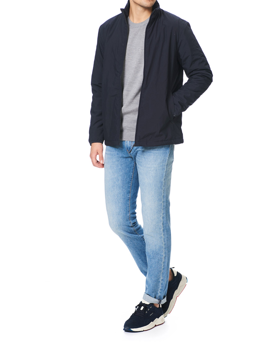Herre | GANT Nicewill Perforated Sneaker Navy Suede | GANT | Nicewill Perforated Sneaker Navy Suede
