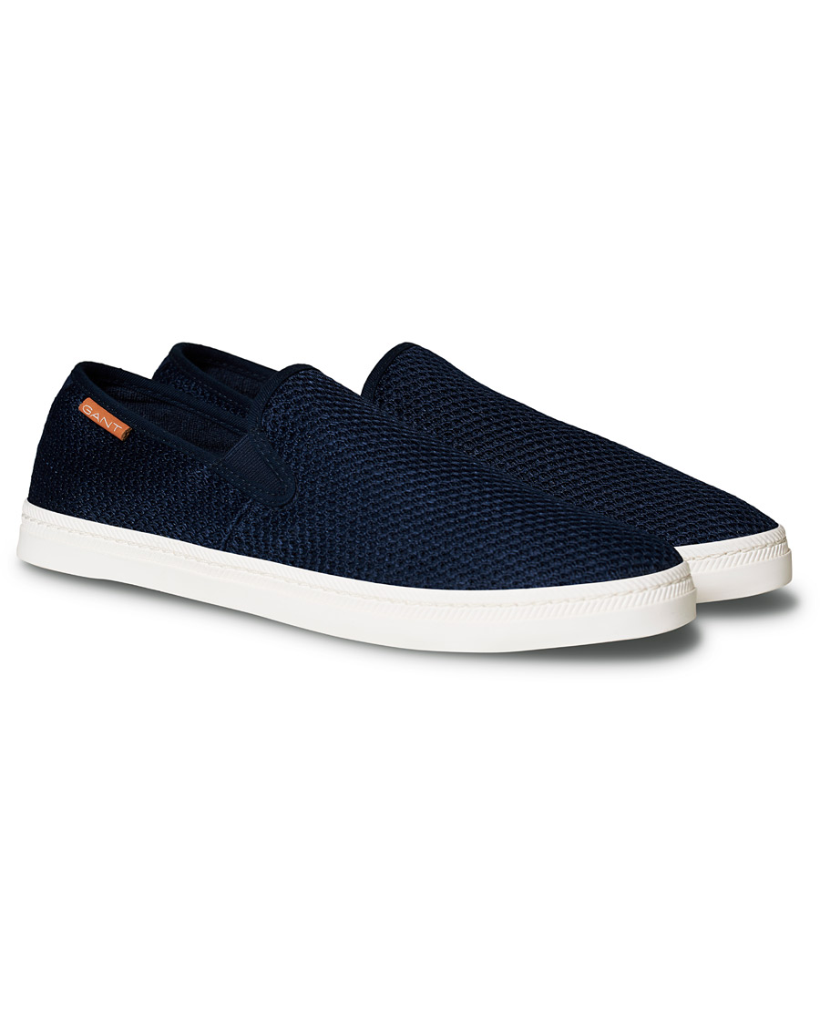 Herre | GANT Poolride Mesh Slip On Navy | GANT | Poolride Mesh Slip On Navy