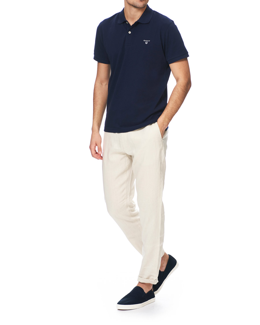 Herre | GANT Poolride Mesh Slip On Navy | GANT | Poolride Mesh Slip On Navy