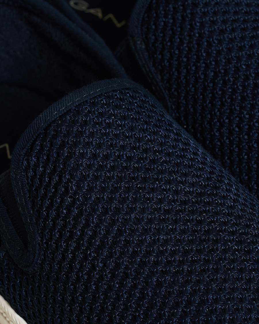 Herre | GANT Poolride Mesh Slip On Navy | GANT | Poolride Mesh Slip On Navy
