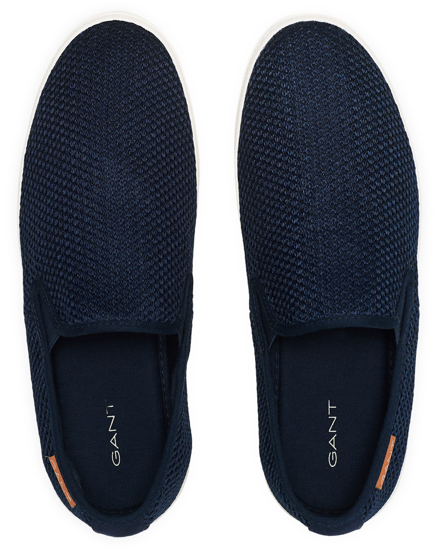Herre | GANT Poolride Mesh Slip On Navy | GANT | Poolride Mesh Slip On Navy