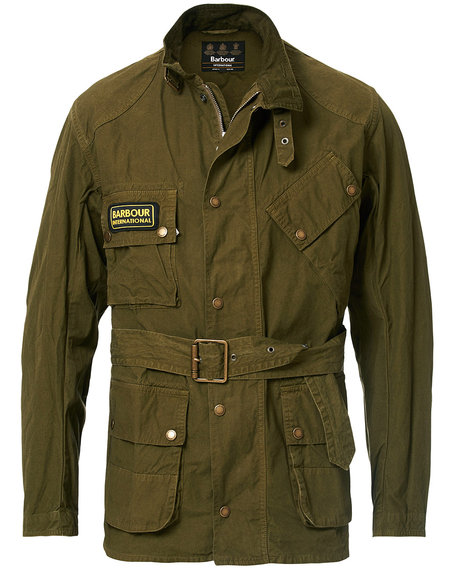 Herre | Jakker | Barbour International | Summer Wash A7 Casual Jacket Green