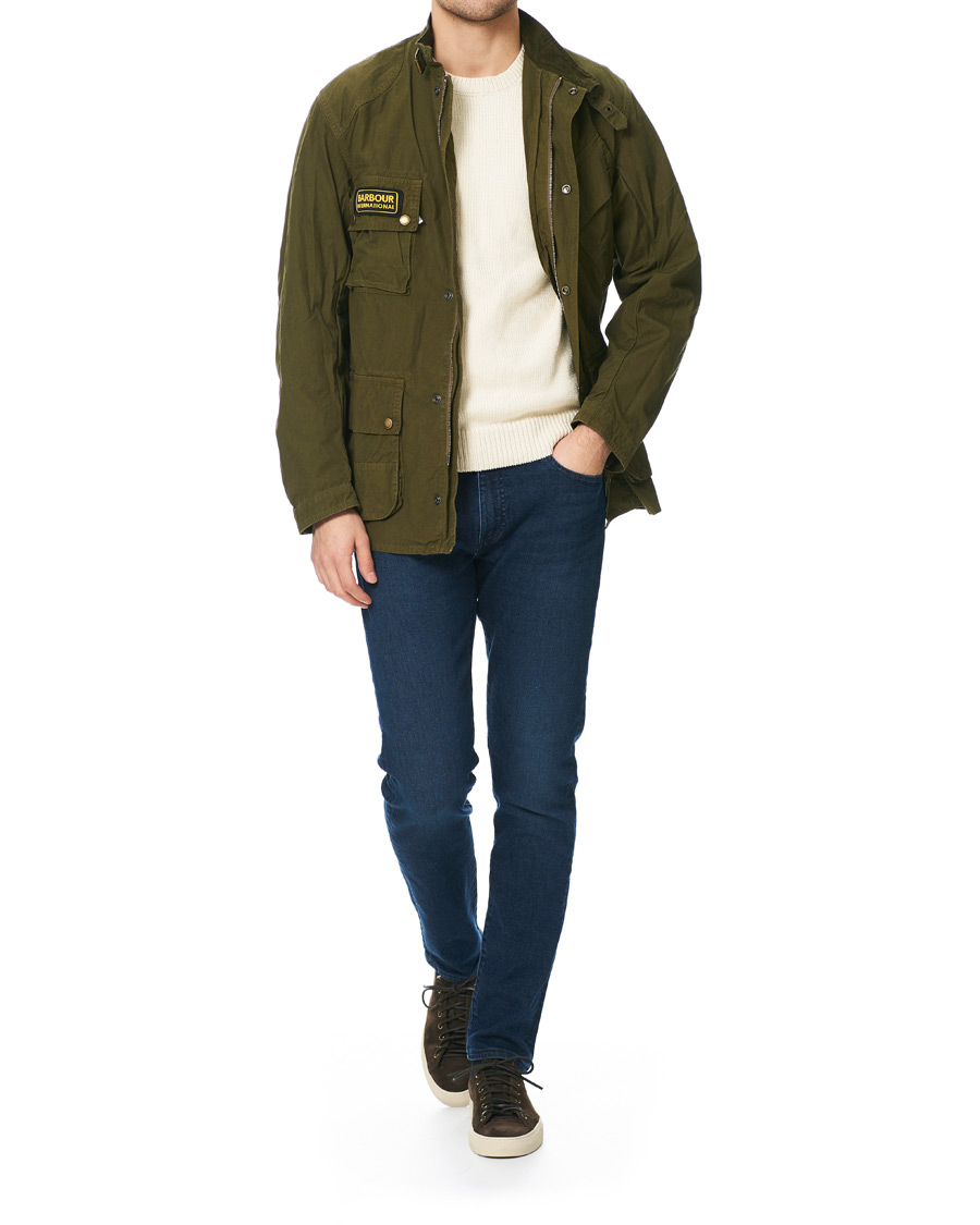 Herre | Jakker | Barbour International | Summer Wash A7 Casual Jacket Green