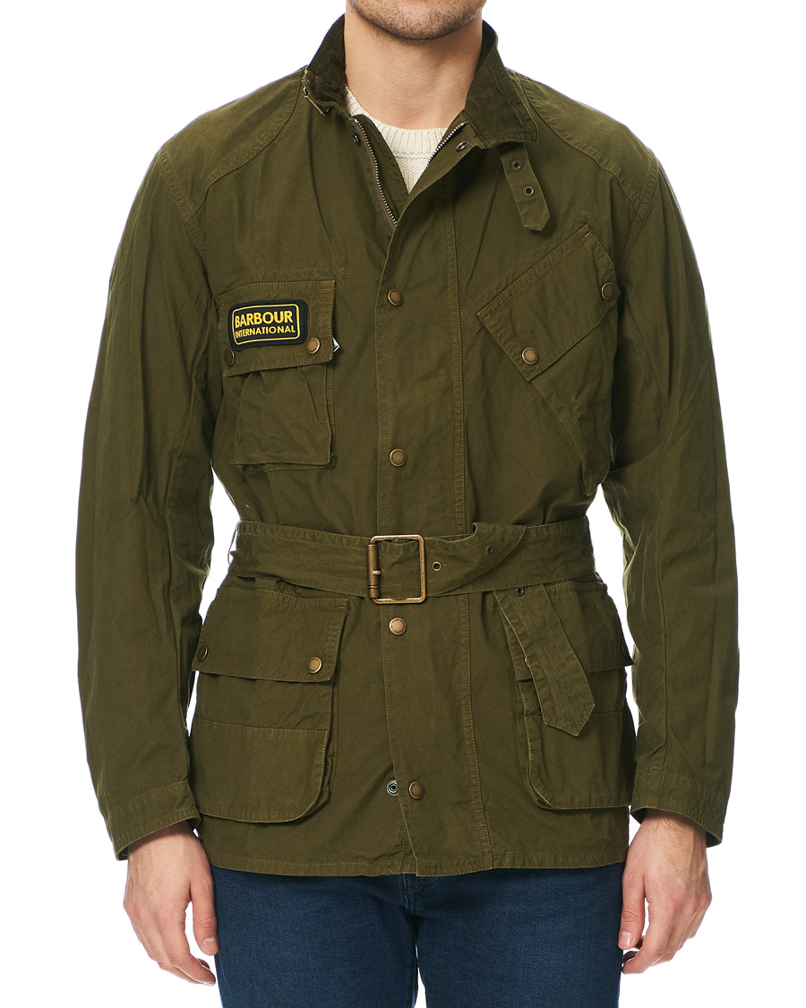 Herre | Jakker | Barbour International | Summer Wash A7 Casual Jacket Green