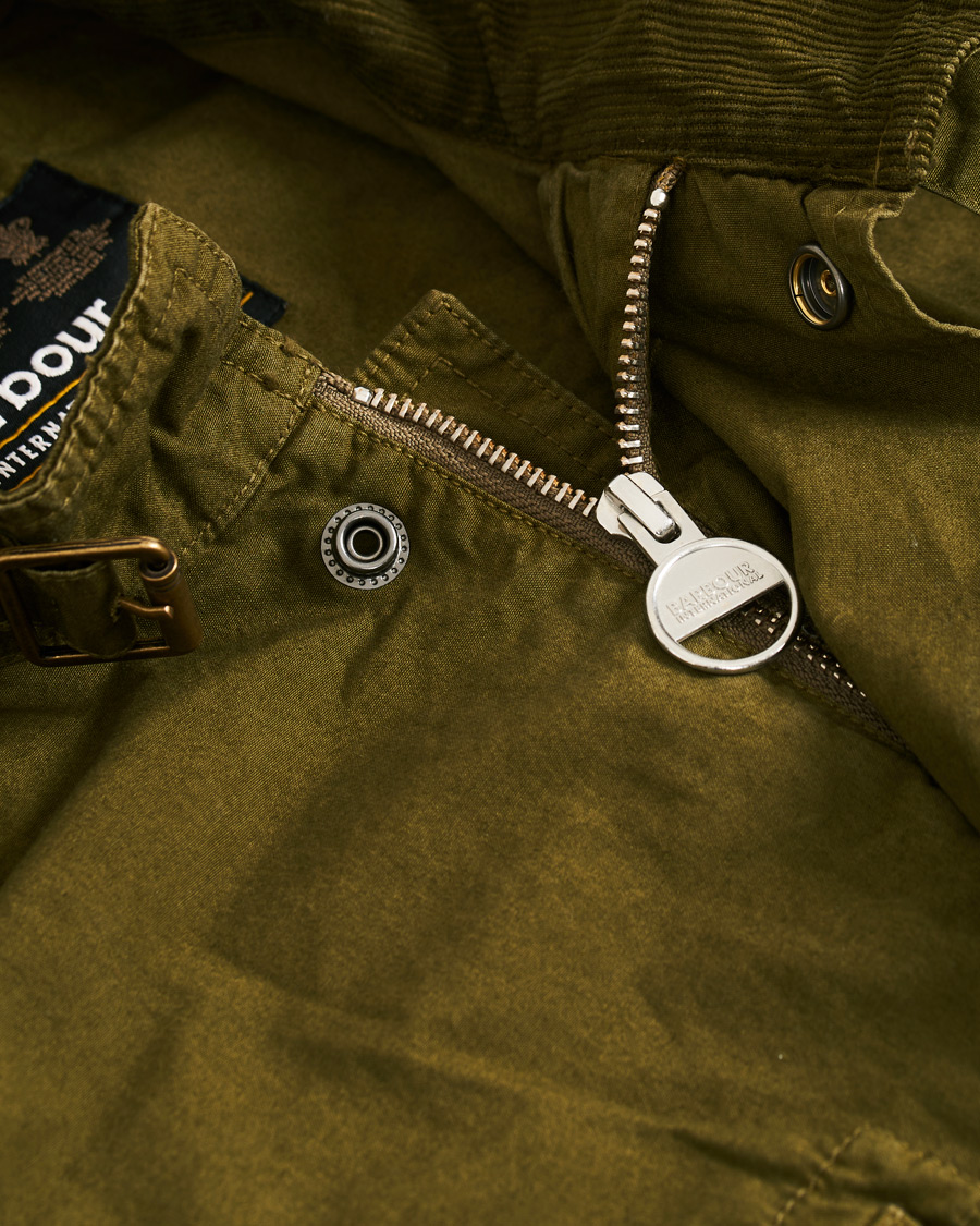 Herre | Jakker | Barbour International | Summer Wash A7 Casual Jacket Green