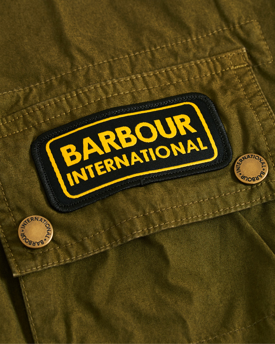 Herre | Jakker | Barbour International | Summer Wash A7 Casual Jacket Green