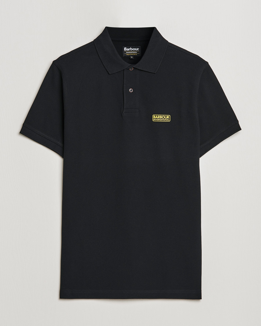 Herre | Pikéer | Barbour International | Essential Polo Black