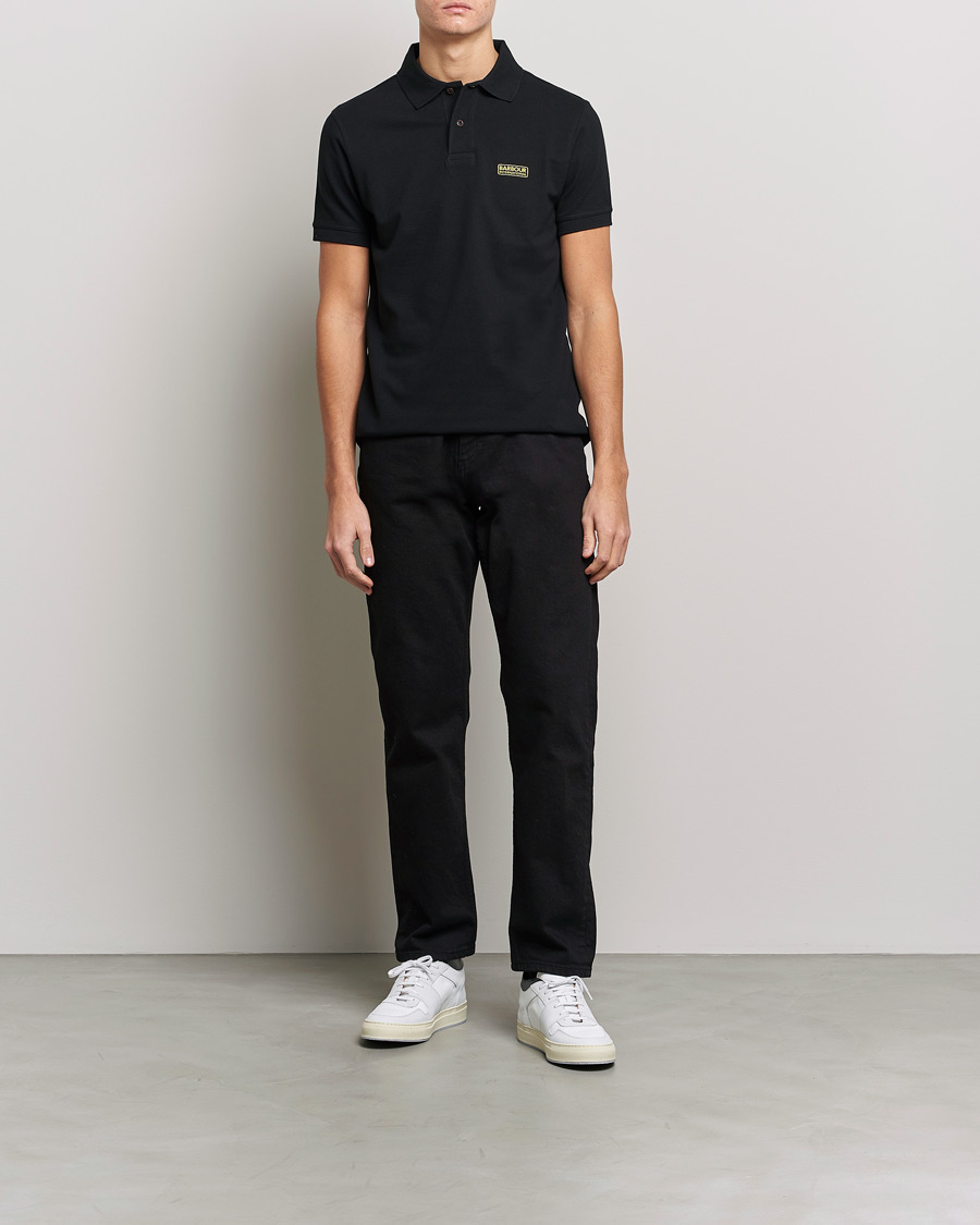 Herre | Pikéer | Barbour International | Essential Polo Black