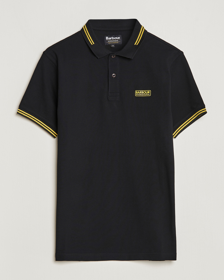 Herre | Pikéer | Barbour International | Essential Tipped Polo Black