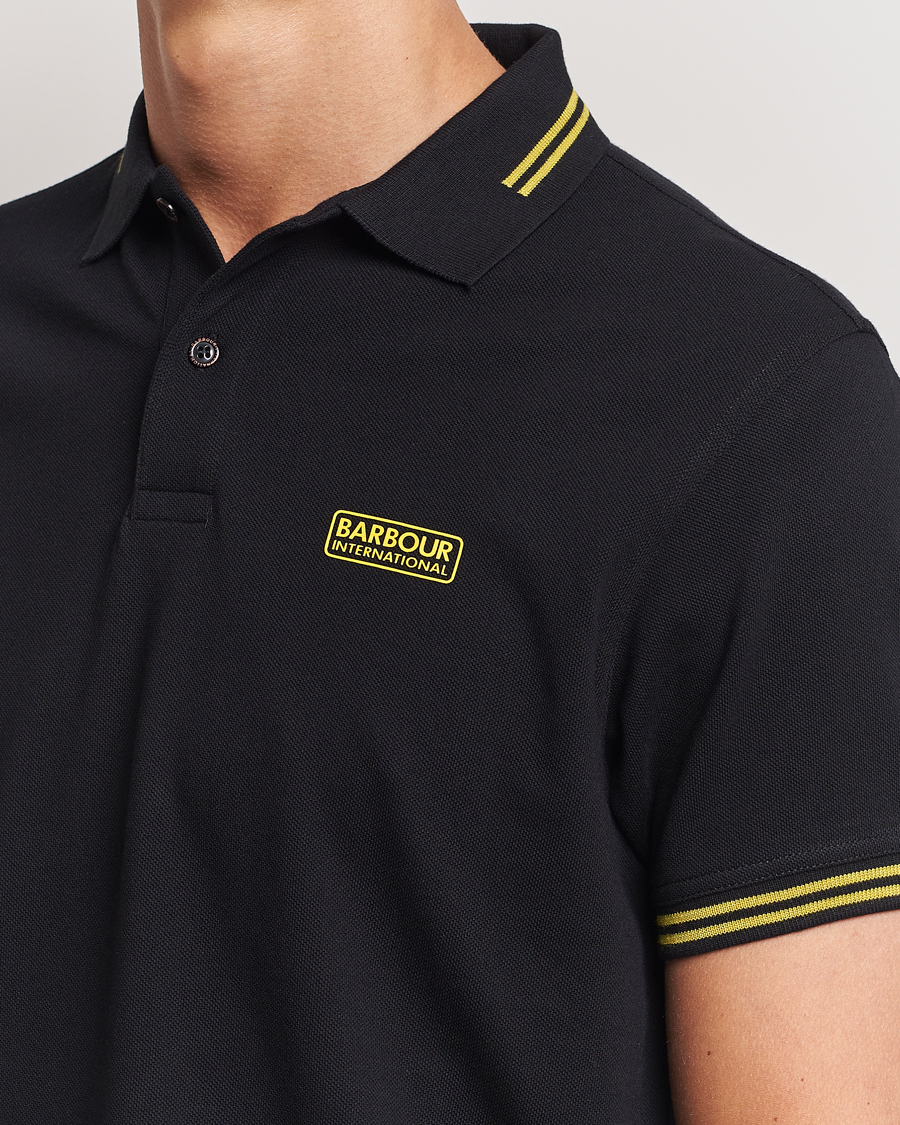 Herre | Pikéer | Barbour International | Essential Tipped Polo Black