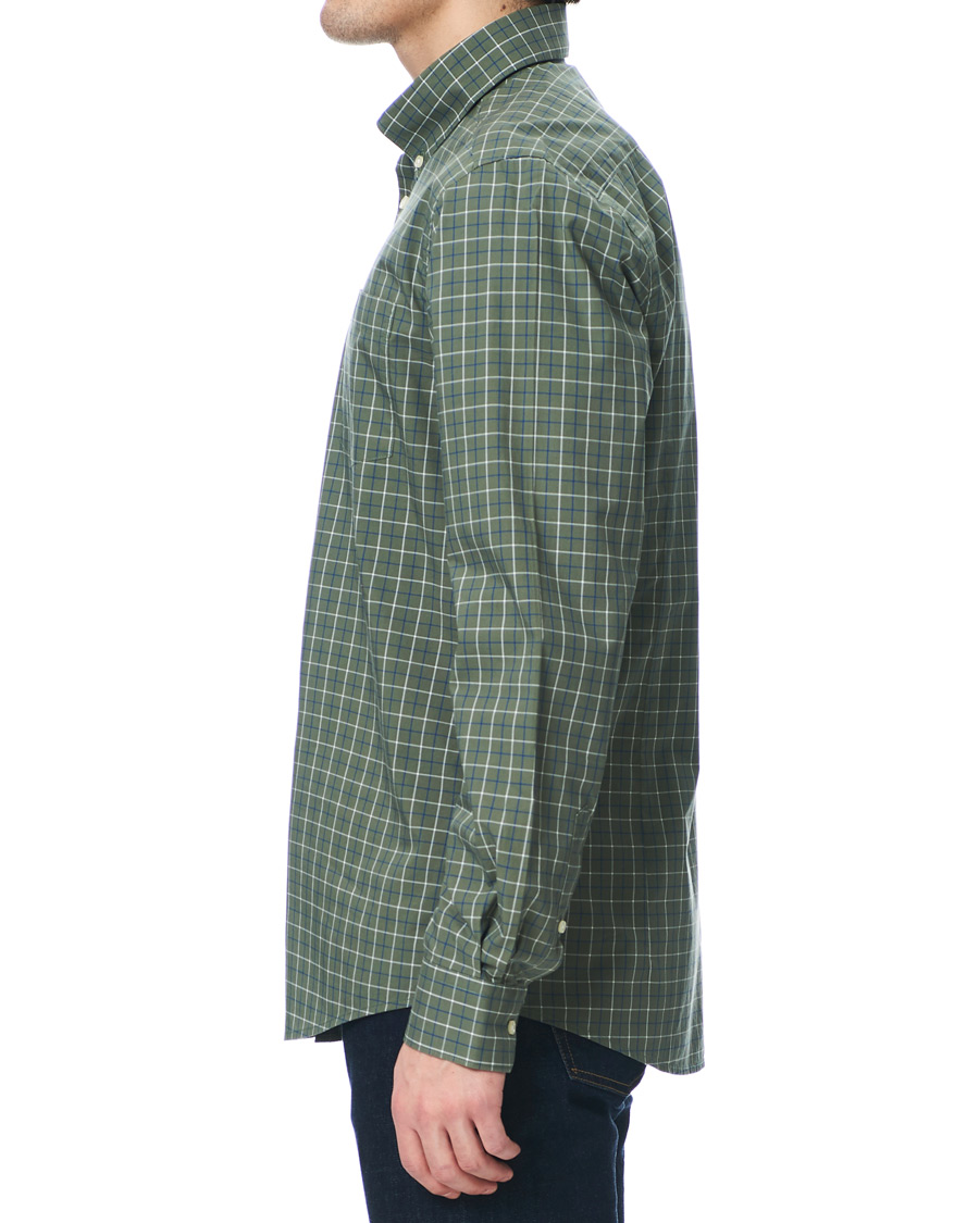 Herre | Skjorter | Barbour Lifestyle | Tailored Fit Check 16 Shirt Olive