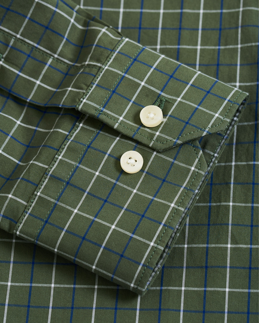 Herre | Skjorter | Barbour Lifestyle | Tailored Fit Check 16 Shirt Olive