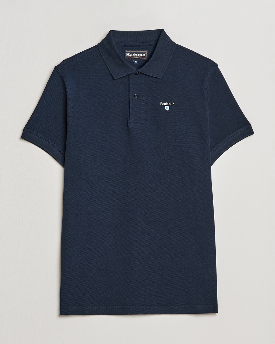 Herre | Pikéer | Barbour Lifestyle | Sports Polo New Navy