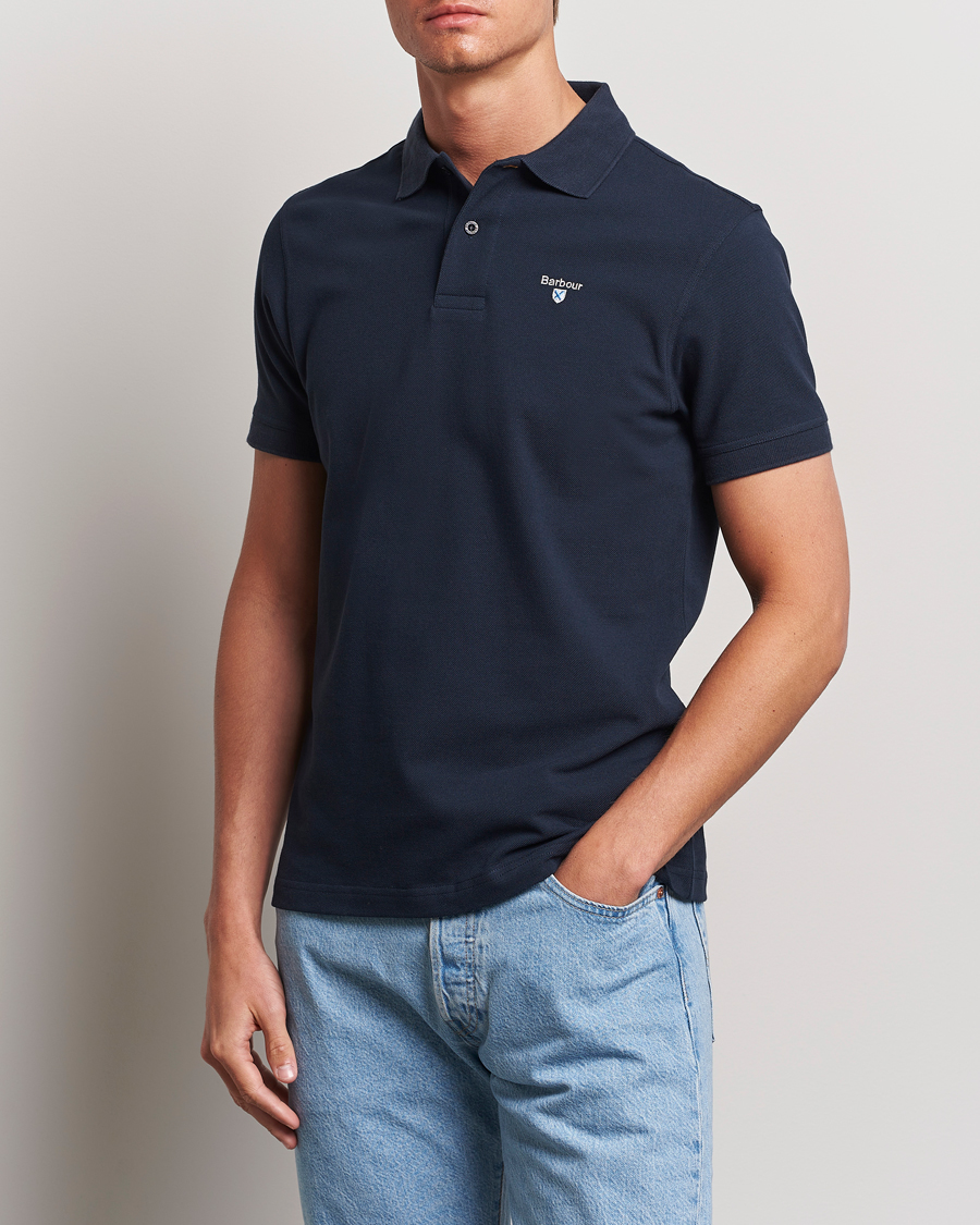 Herre | Best of British | Barbour Lifestyle | Sports Polo New Navy