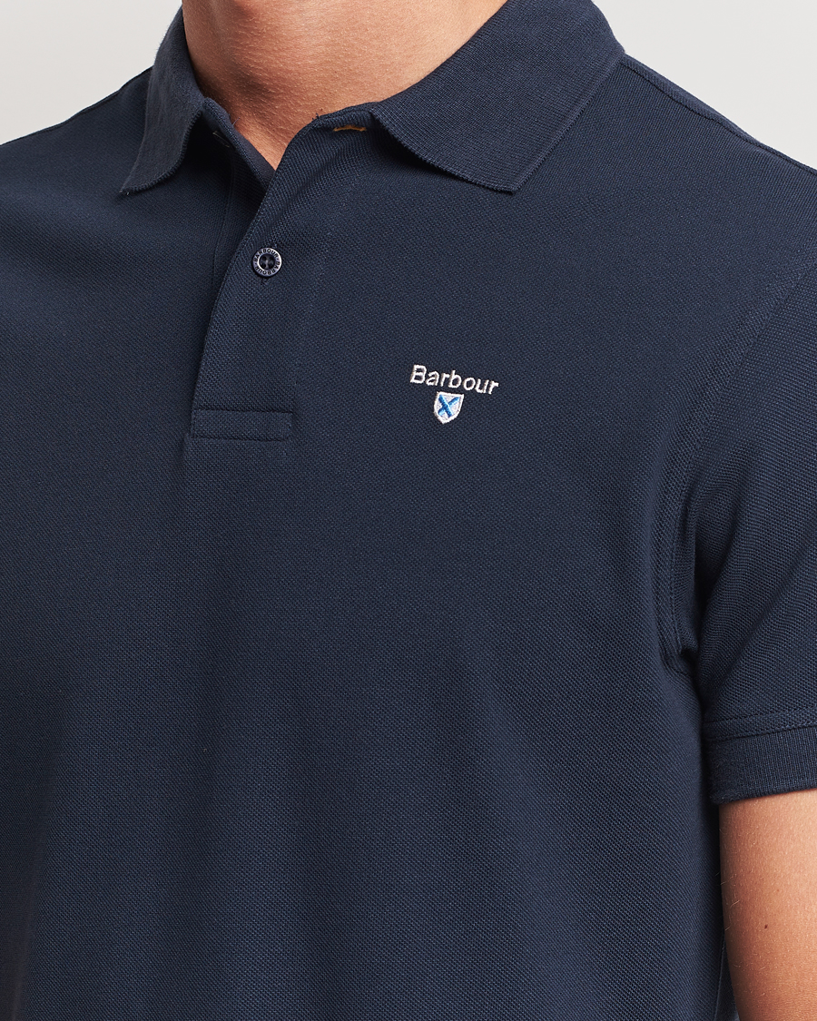 Herre | Pikéer | Barbour Lifestyle | Sports Polo New Navy