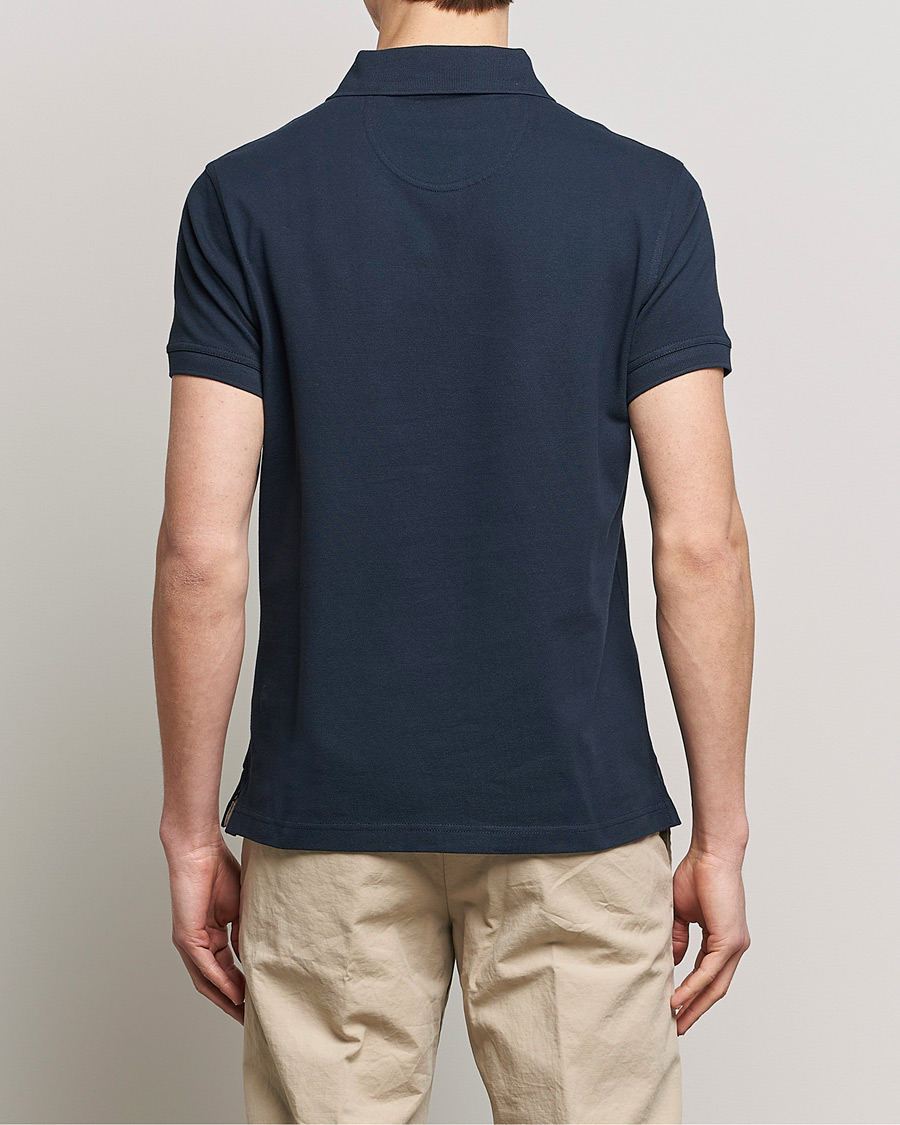 Herre | Pikéer | Barbour Lifestyle | Tartan Pique Polo Navy