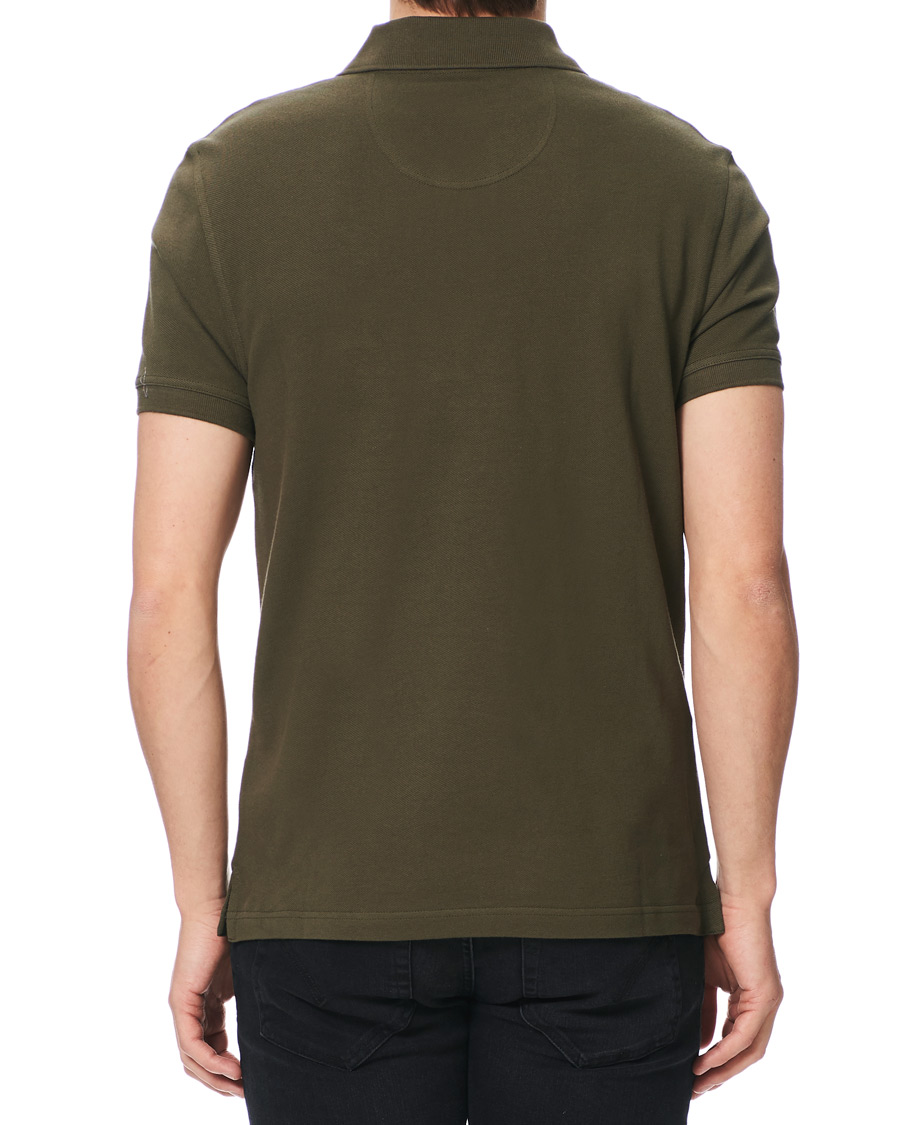 Herre | Pikéer | Barbour Lifestyle | Tartan Pique Polo Dark Olive