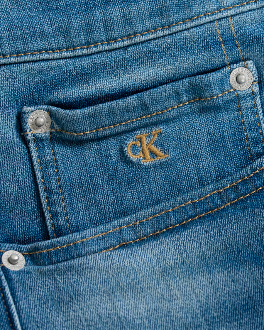 Herre | Shorts | Calvin Klein Jeans | Regular Fit Shorts Mid Blue