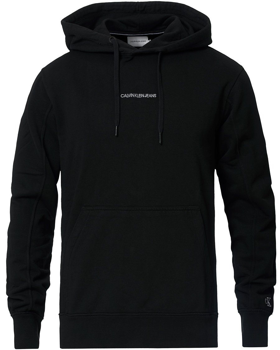 Herre | Gensere | Calvin Klein Jeans | Instit Chest Logo Hoodie Black