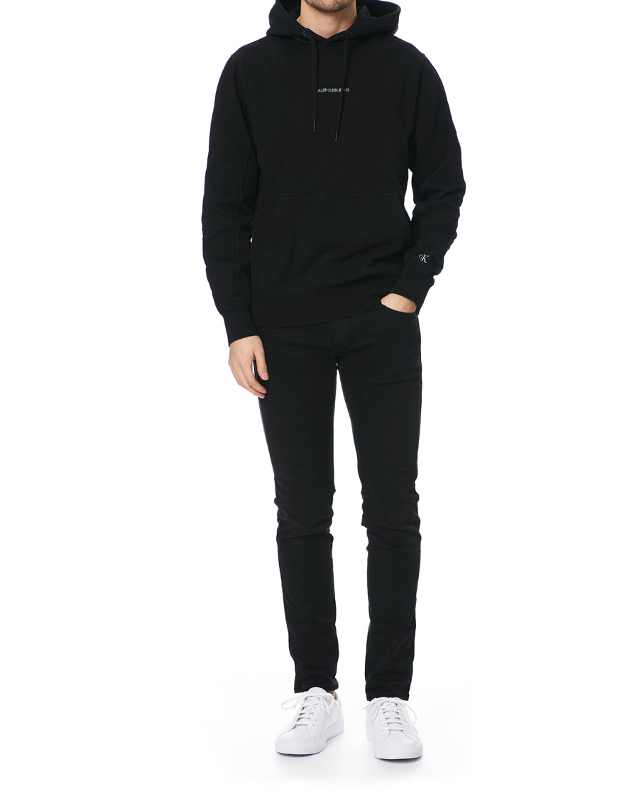 Herre | Gensere | Calvin Klein Jeans | Instit Chest Logo Hoodie Black