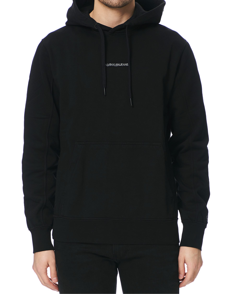 Herre | Gensere | Calvin Klein Jeans | Instit Chest Logo Hoodie Black