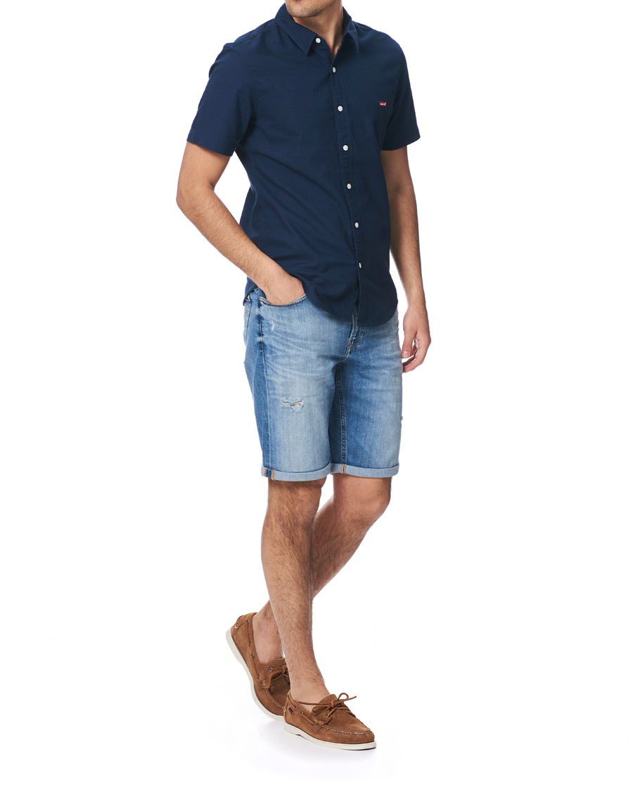 Herre | Shorts | Calvin Klein Jeans | Regular Fit Destroyed Shorts Bright Blue