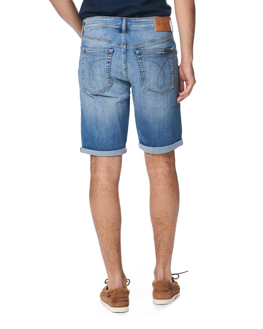 Herre | Shorts | Calvin Klein Jeans | Regular Fit Destroyed Shorts Bright Blue