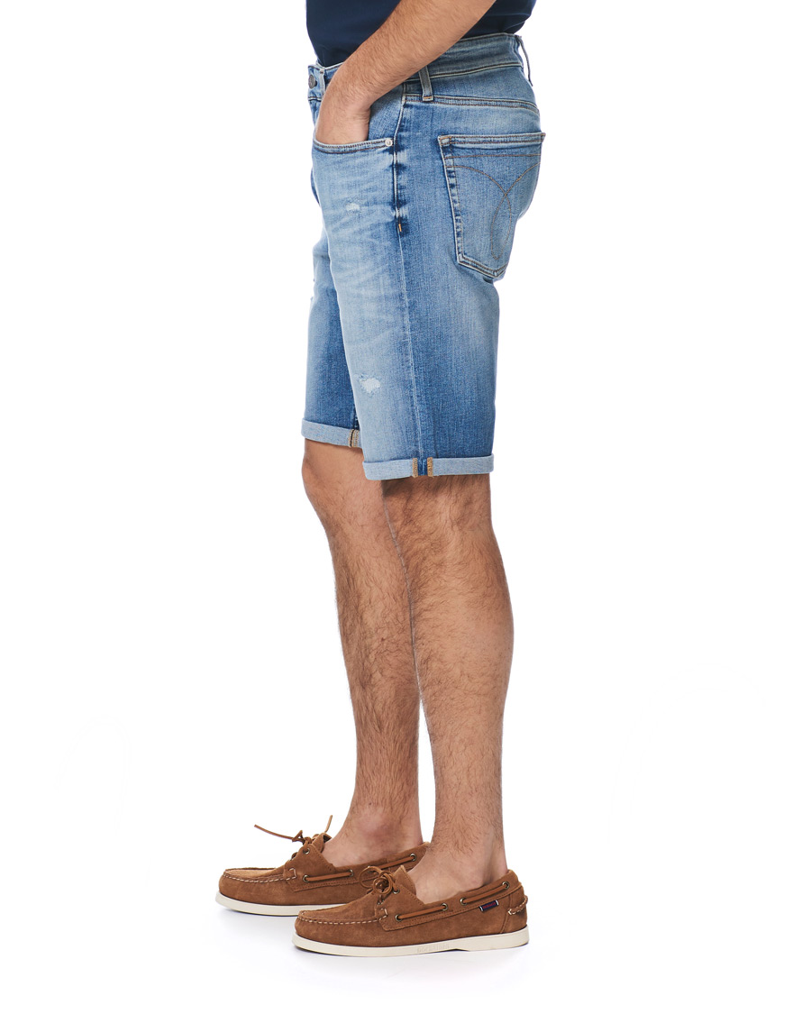 Herre | Shorts | Calvin Klein Jeans | Regular Fit Destroyed Shorts Bright Blue