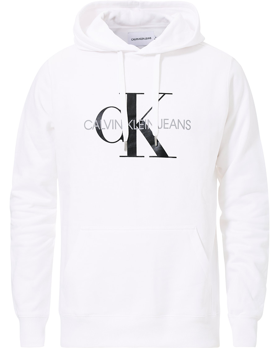 Herre | Gensere | Calvin Klein Jeans | Monogram Hoodie Bright White