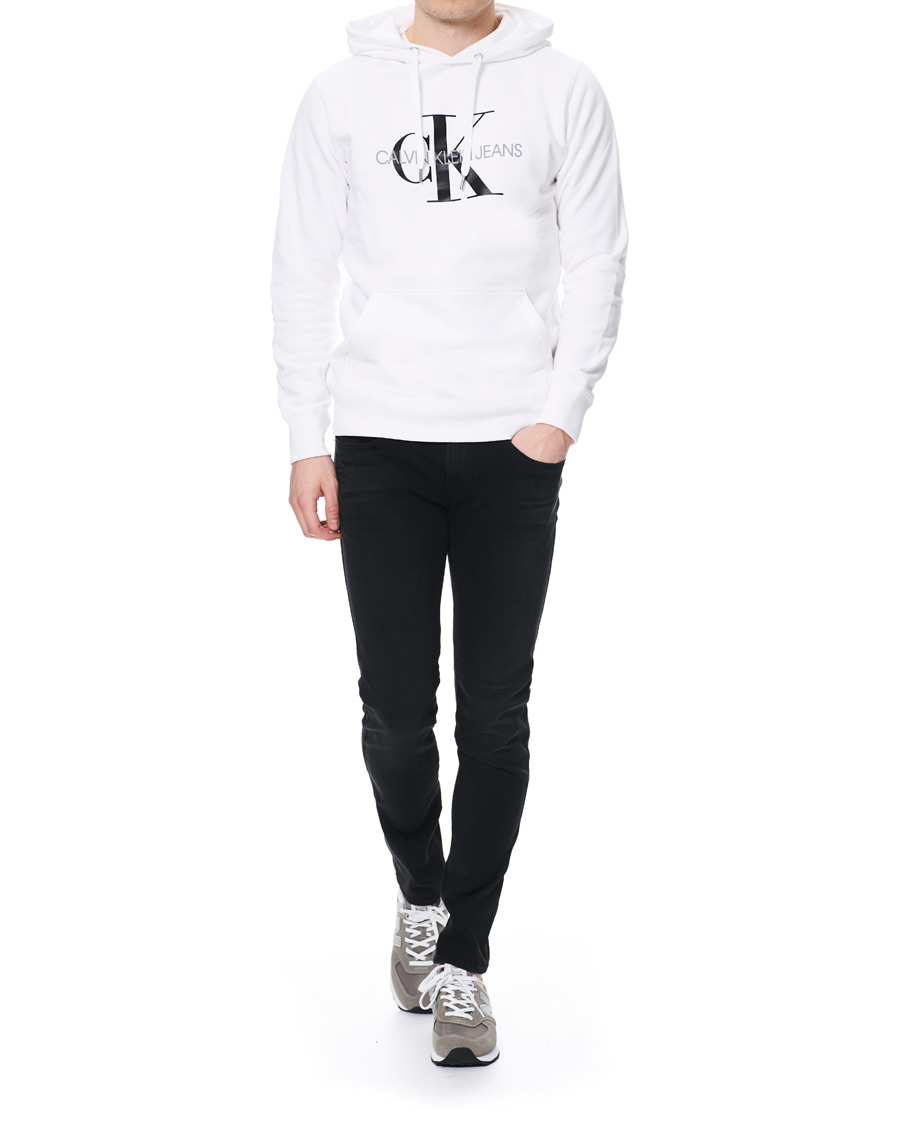 Herre | Gensere | Calvin Klein Jeans | Monogram Hoodie Bright White