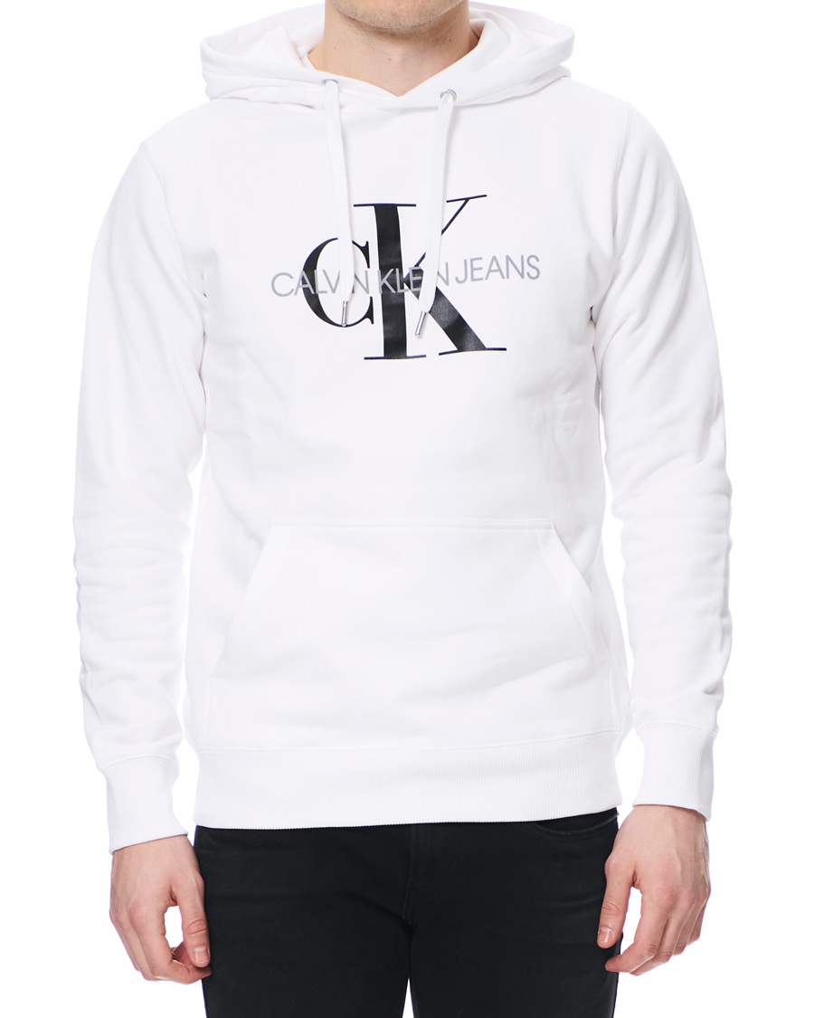 Herre | Gensere | Calvin Klein Jeans | Monogram Hoodie Bright White