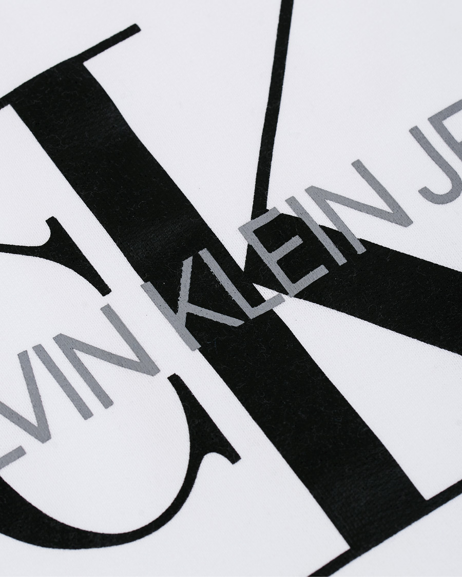 Herre | Gensere | Calvin Klein Jeans | Monogram Hoodie Bright White