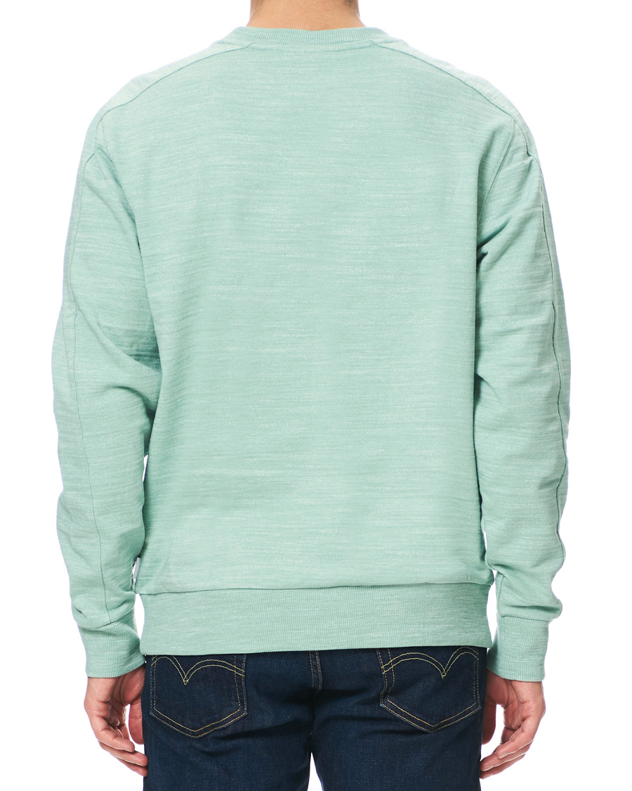 Herre | Gensere | Calvin Klein | Mouline Chest Logo Crew Neck Sweatshirt Granite Green