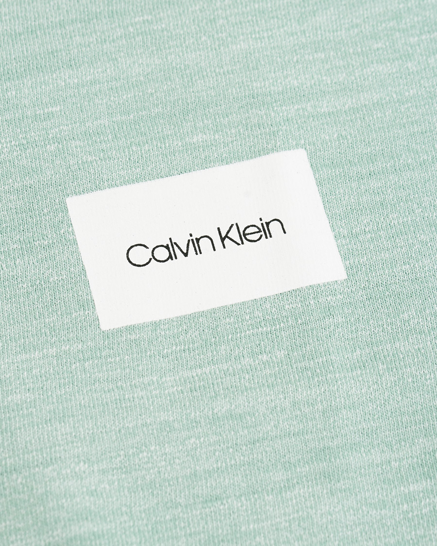 Herre | Gensere | Calvin Klein | Mouline Chest Logo Crew Neck Sweatshirt Granite Green