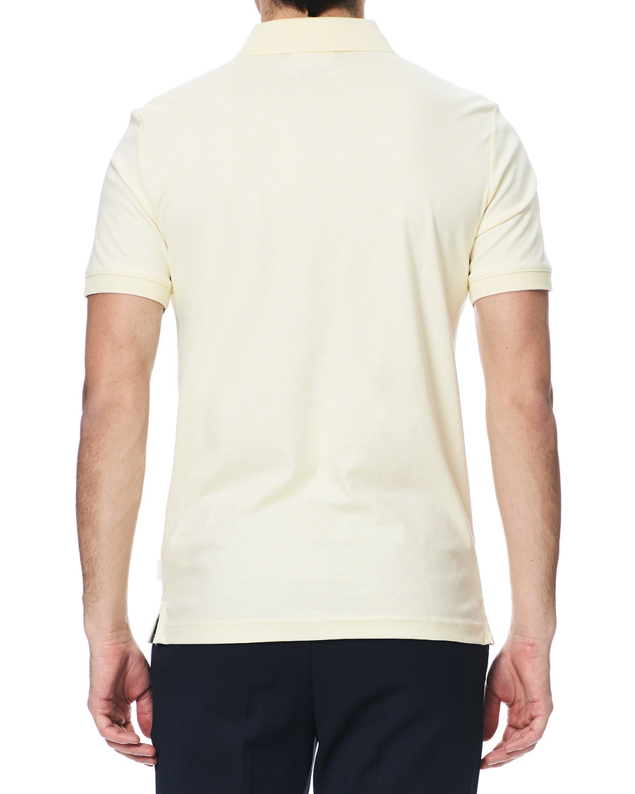 Herre | Pikéer | Calvin Klein | Slim Fit Soft Interlock Polo Pastel Yellow Heather